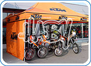 HABY expo šator 4,5 x 3 m - KTM